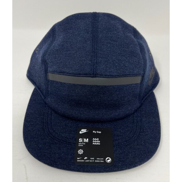 Nike Fly Cap Unstructured Blue Tech Fleece Hat Cap Size S/M Adult HJ3504-451 - Picture 1 of 7